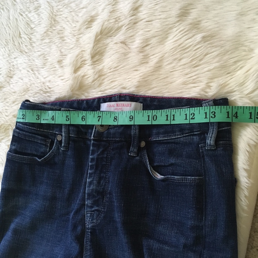 ISAAC MIZRAHI • Blue Straight Jeans Size 6 - Picture 9 of 9
